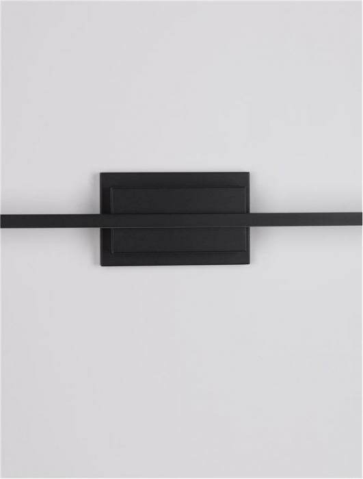 9267020 Aplica Nova Luce AZURE LED 28W 1750lm 3000K Aluminium & Acrylic Sandy Black Nedimabil IP20 [4]