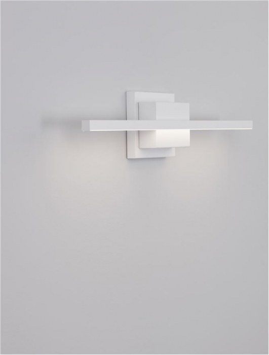 9267021 Aplica Nova Luce AZURE LED 12W 750lm 3000K Aluminium & Acrylic Sandy White Nedimabil IP20 [10]