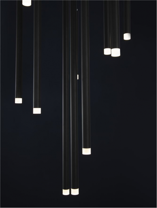 9287945 Candelabru Nova Luce TRIMLE LED 26W 1861lm 3000K  Aluminium & Acrylic Sandy Black Dimabil Triac IP20 [4]