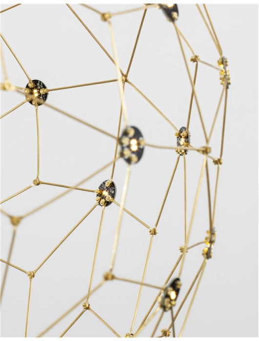 9288080 Suspensie Nova Luce SOLE LED 21,6W 2520lm 3000K IP20 Metal Gold [4]