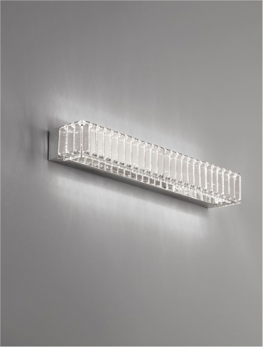 9333064 Aplica Nova Luce AURELIA LED 19W 1428lm 3500K Metal & Crystal Chrome Nedimabil IP20 [2]