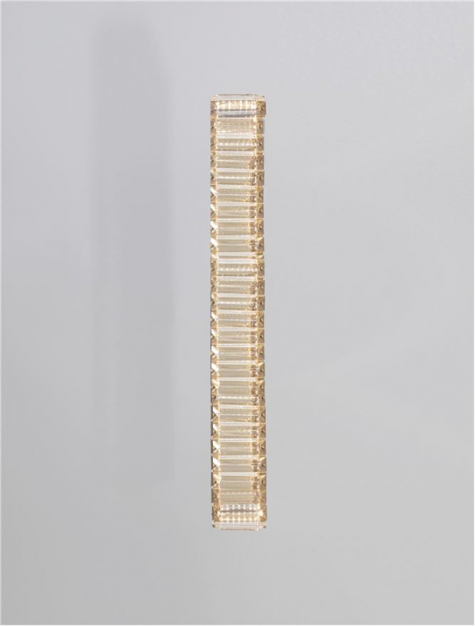 9333074 Aplica Nova Luce AURELIA LED 19W 1428lm 3500K Metal & Crystal Gold Nedimabil IP20 [3]