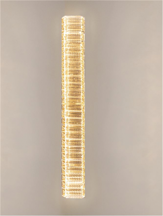 9333074 Aplica Nova Luce AURELIA LED 19W 1428lm 3500K Metal & Crystal Gold Nedimabil IP20 [5]