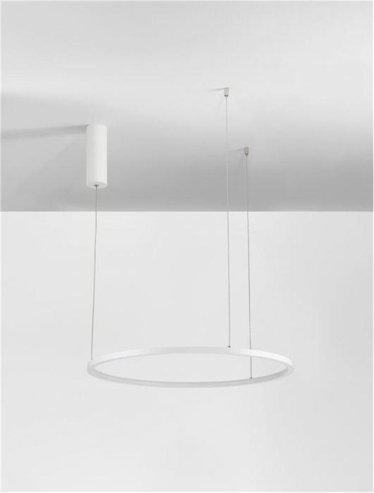 9345600 Lustra Nova Luce TARQUIN LED 37W 1274lm 3000K Aluminium & Acrylic Sandy White Dimabil Triac IP20 [5]