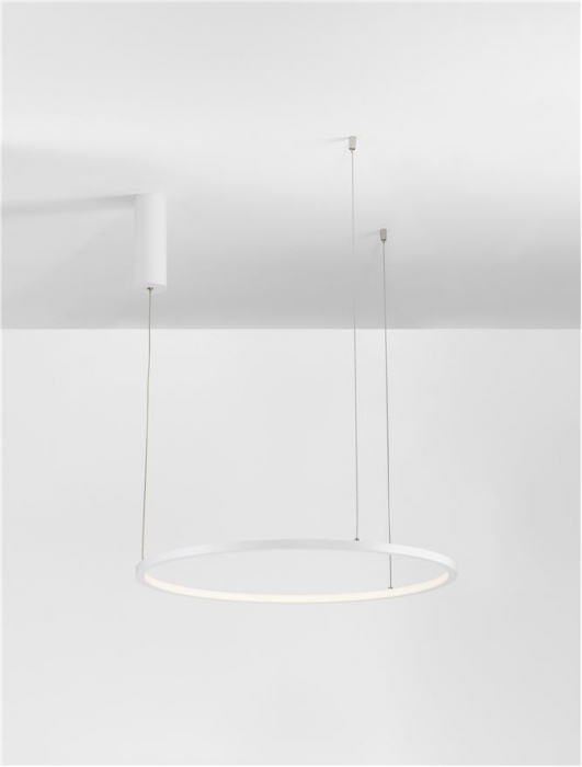 9345600 Lustra Nova Luce TARQUIN LED 37W 1274lm 3000K Aluminium & Acrylic Sandy White Dimabil Triac IP20 [6]