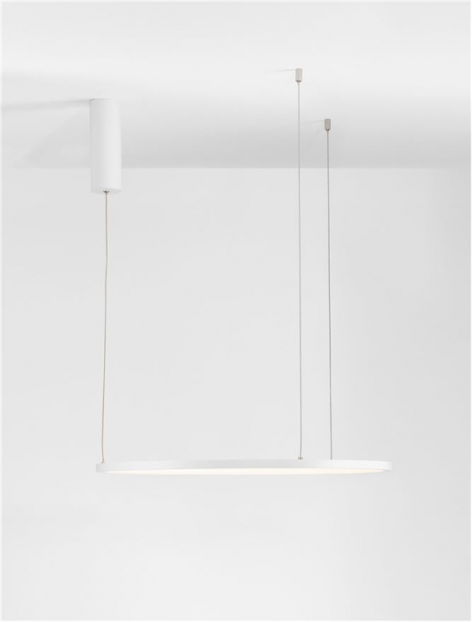 9345600 Lustra Nova Luce TARQUIN LED 37W 1274lm 3000K Aluminium & Acrylic Sandy White Dimabil Triac IP20 [8]