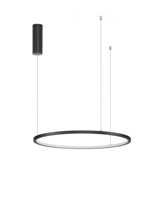 9345601 Lustra Nova Luce TARQUIN LED 37W 1274lm 3000K Aluminium & Acrylic Sandy Black Dimabil Triac IP20 [4]