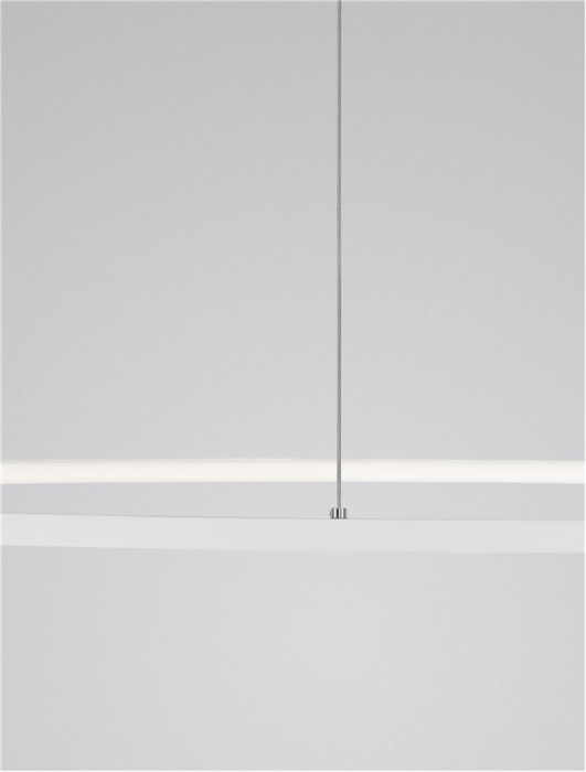 9345608 Lustra Nova Luce TARQUIN LED 59W 2144lm 3000K Aluminium & Acrylic Sandy White Dimabil Triac IP20 [5]