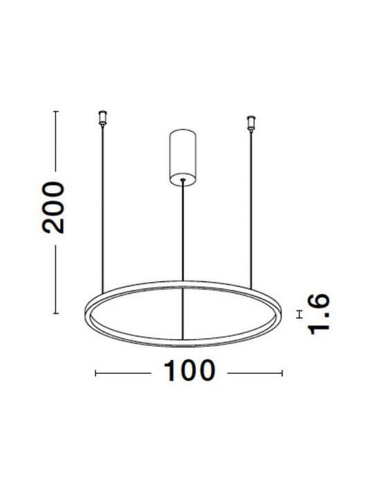 9345611 Lustra Nova Luce TARQUIN LED 59W 2144lm 3000K Aluminium & Acrylic Brushed Champagne Silver Dimabil Triac IP20 [10]