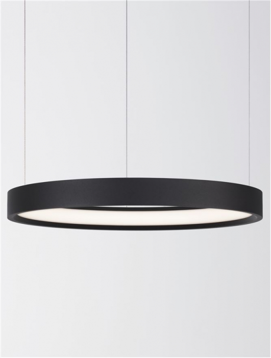 9345612 Lustra Nova Luce PERRINE LED 22W 1540lm 3000K Aluminium & Acrylic Sandy Black Dimabil Triac IP20 [4]