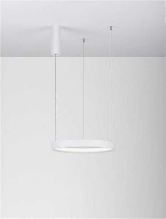 9345613 Lustra Nova Luce PERRINE LED 22W 1540lm 3000K Aluminium & Acrylic Sandy White Dimabil Triac IP20 [2]