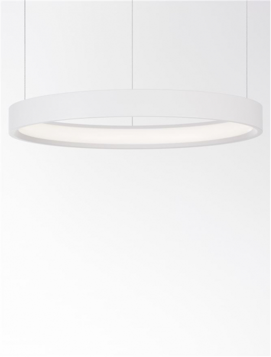 9345613 Lustra Nova Luce PERRINE LED 22W 1540lm 3000K Aluminium & Acrylic Sandy White Dimabil Triac IP20 [6]