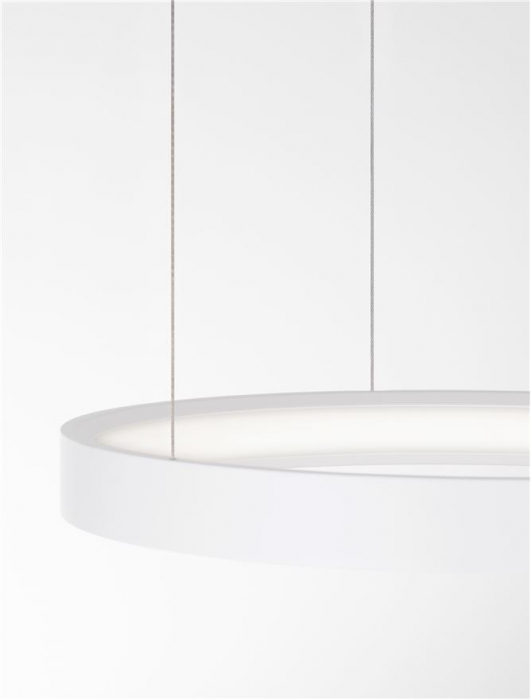 9345613 Lustra Nova Luce PERRINE LED 22W 1540lm 3000K Aluminium & Acrylic Sandy White Dimabil Triac IP20 [4]