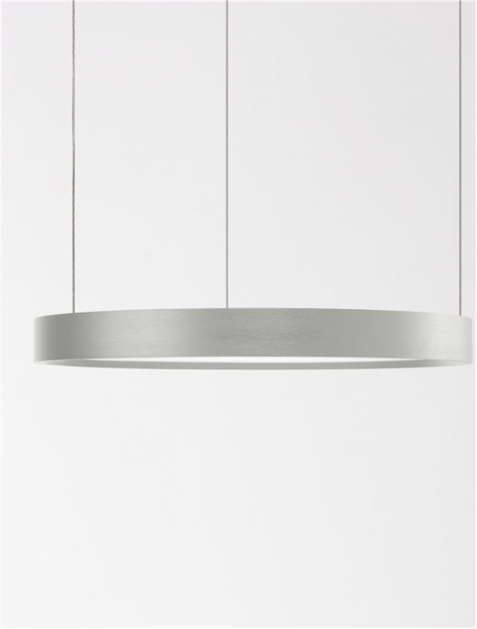 9345614 Lustra Nova Luce PERRINE LED 22W 1540lm 3000K Aluminium & Acrylic Bruched Champagne Silver Dimabil Triac IP20 [7]