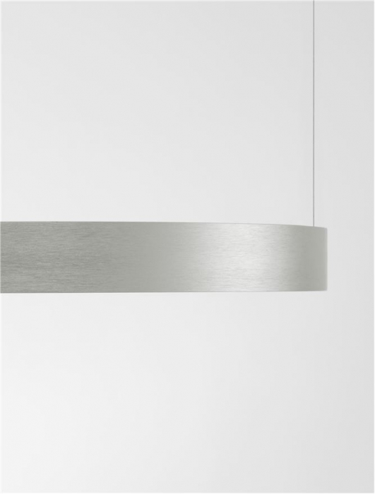 9345614 Lustra Nova Luce PERRINE LED 22W 1540lm 3000K Aluminium & Acrylic Bruched Champagne Silver Dimabil Triac IP20 [6]