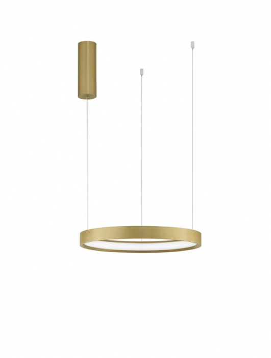 9345615 Lustra Nova Luce PERRINE LED 22W 1540lm 3000K Aluminium & Acrylic Brushed Gold Dimabil Triac IP20 [1]