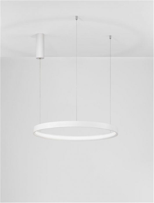 9345617 Lustra Nova Luce PERRINE LED 40W 2800lm 3000K Aluminium & Acrylic Sandy White Dimabil Triac IP20 [3]