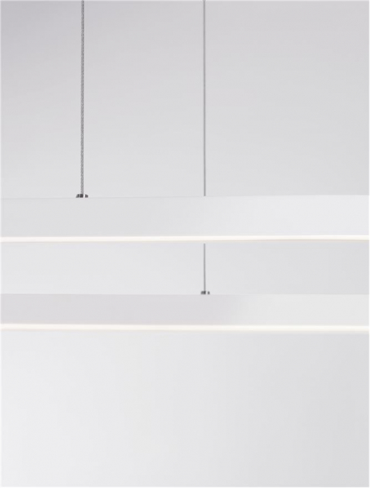 9345625 Lustra Nova Luce CUPPE LED 56W 6989lm 3000K Aluminium & Acrylic Sandy White Dimabil Triac IP20 [6]