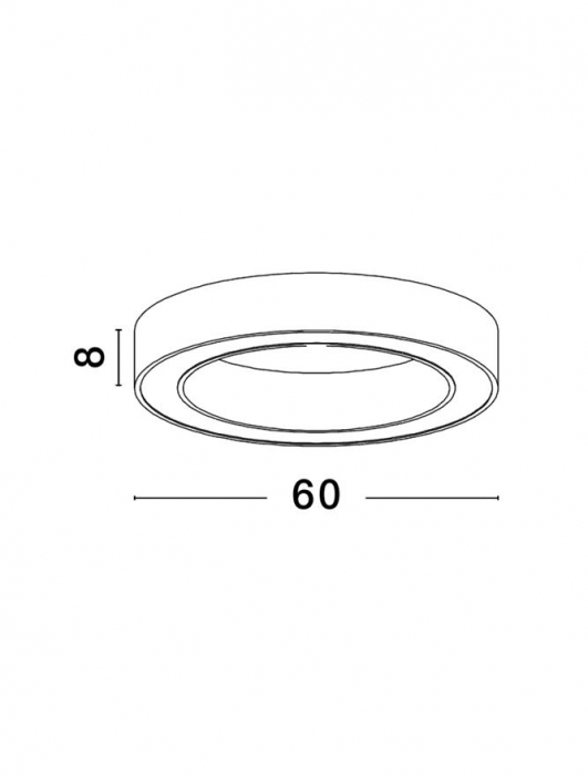 9345633 Plafoniera Nova Luce MORBIDO LED 48W 3730lm 2700K - 4000K Aluminium & Acrylic Sandy White Dimabil CCT IP20 [10]