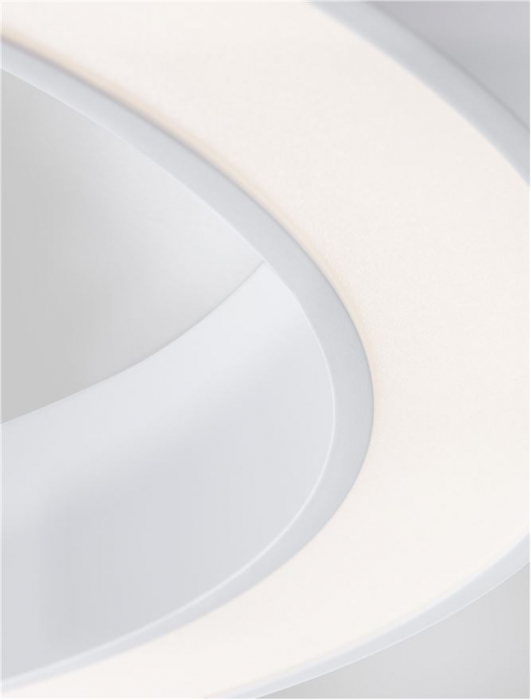 9345635 Plafoniera Nova Luce MORBIDO LED 48W 3730lm 2700K - 4000K Aluminium & Acrylic Sandy Black Dimabil CCT IP20 [7]