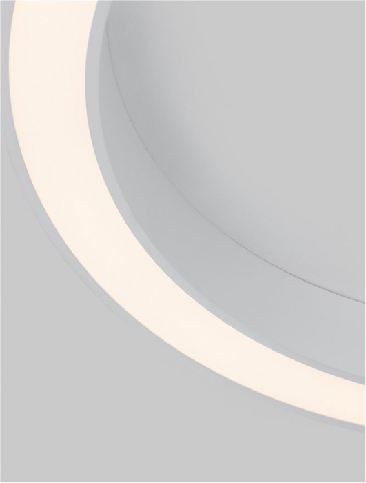 9345635 Plafoniera Nova Luce MORBIDO LED 48W 3730lm 2700K - 4000K Aluminium & Acrylic Sandy Black Dimabil CCT IP20 [6]