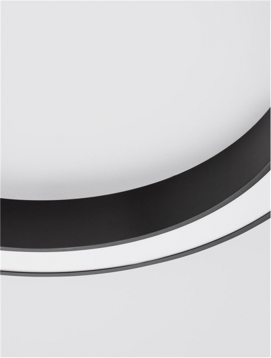 9345636 Plafoniera Nova Luce MORBIDO LED 48W 3730lm 2700K - 4000K Aluminium & Acrylic Sandy White Dimabil CCT IP20 [4]