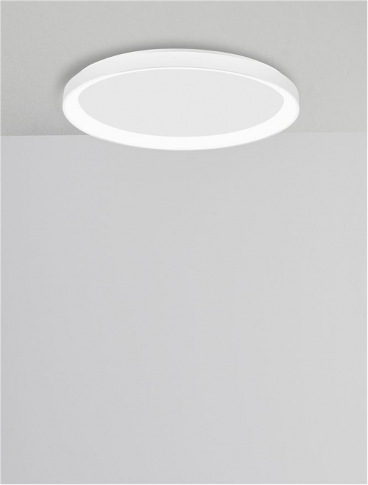 9345680 Plafoniera Nova Luce PERTINO LED 30W 1785lm 2700K Aluminium & Acrylic Sandy White Dimabil Triac IP20 [3]