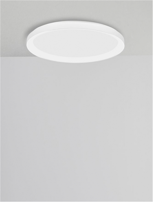 9345680 Plafoniera Nova Luce PERTINO LED 30W 1785lm 2700K Aluminium & Acrylic Sandy White Dimabil Triac IP20 [4]
