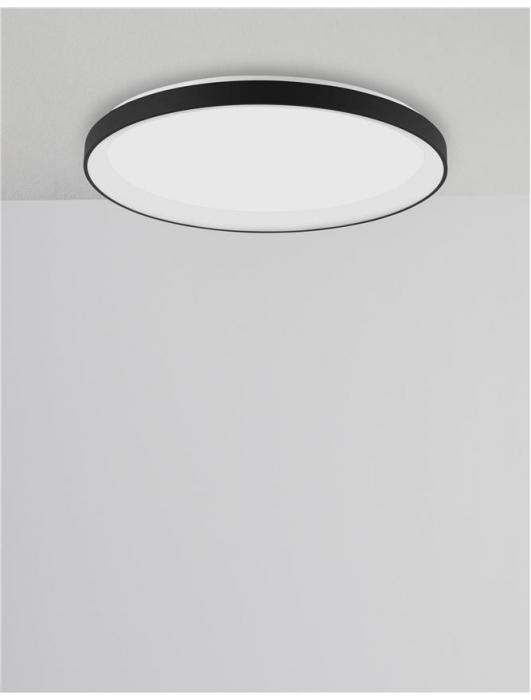 9345681 Plafoniera Nova Luce PERTINO LED 30W 1785lm 2700K Aluminium & Acrylic Sandy Black Dimabil Triac IP20 [4]