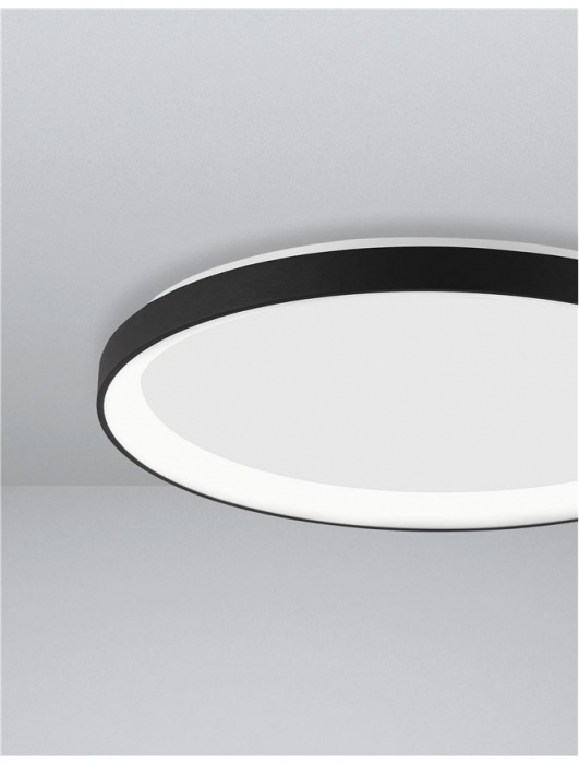 9345681 Plafoniera Nova Luce PERTINO LED 30W 1785lm 2700K Aluminium & Acrylic Sandy Black Dimabil Triac IP20 [5]