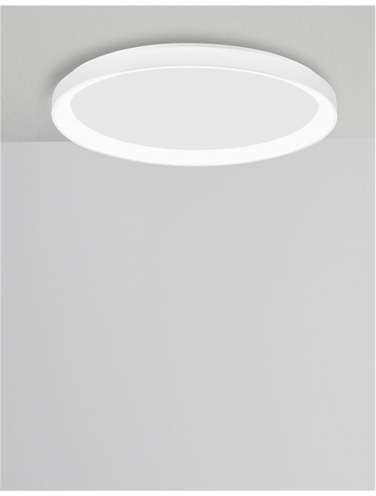 9345682 Plafoniera Nova Luce PERTINO LED 40W 2554lm 2700K Aluminium & Acrylic Sandy White Dimabil Triac IP20 [3]