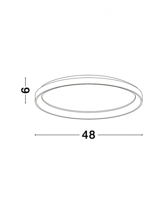 9345683 Plafoniera Nova Luce PERTINO LED 40W 2554lm 2700K Aluminium & Acrylic Sandy Black Dimabil Triac IP20 [6]