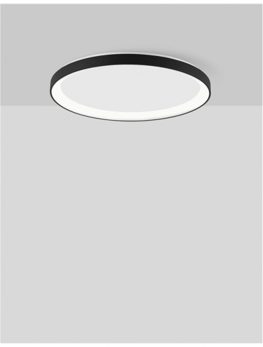 9345683 Plafoniera Nova Luce PERTINO LED 40W 2554lm 2700K Aluminium & Acrylic Sandy Black Dimabil Triac IP20 [3]