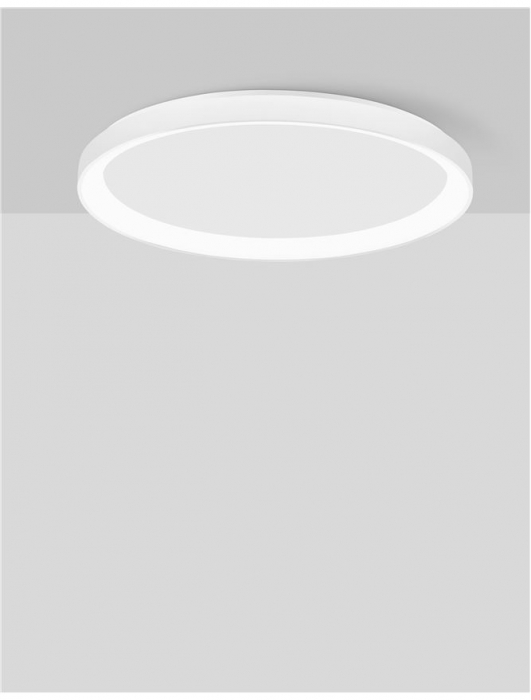 9345684 Plafoniera Nova Luce PERTINO LED 50W 3134lm 2700K Aluminium & Acrylic Sandy White Dimabil Triac IP20 [2]