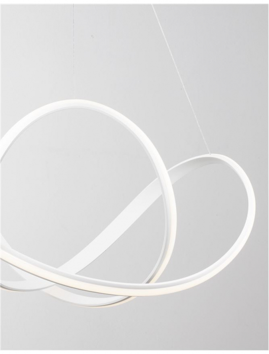 9348052 Suspensie Nova Luce APUS LED 50W 2158lm 3000K IP20 Aluminiu & Acril Sandy White NOVALUCE [2]