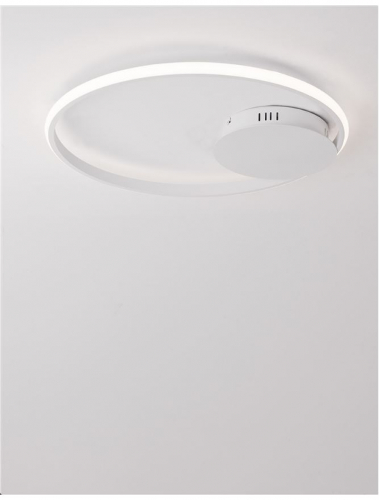 9348072 Plafoniera Nova Luce FULINE LED 32W 1625lm 3000K IP20 Aluminiu & Acril Sandy White [2]