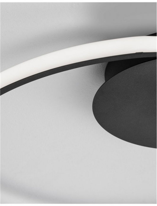 9348073 Plafoniera Nova Luce FULINE LED 32W 1423lm 3000K IP20 Aluminiu & Acril Sandy Black NOVALUCE [4]