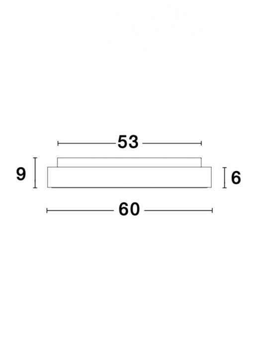 9353854 Plafoniera Nova Luce RANDO THIN LED 50W 2864lm 3000K Aluminium & Acrylic Brushed Gold Dimabil Triac IP20 [7]
