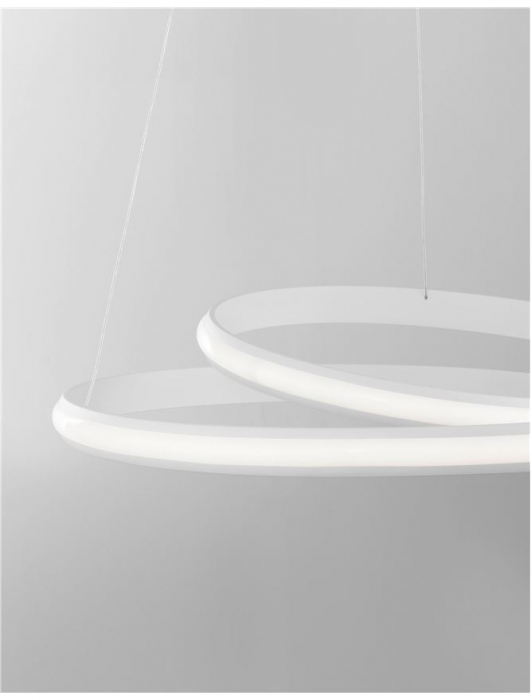 9357041 Suspensie Nova Luce MALVI LED 32W 2745lm 3000K IP20 Aluminiu & Acril Sandy White NOVALUCE [4]