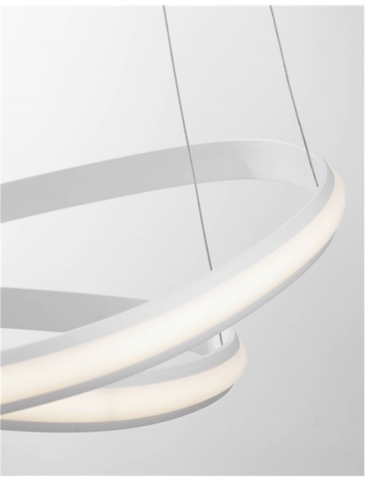 9357061 Lustra Nova Luce ARIES LED 48W 2363lm 3000K IP20 Aluminiu & Acril Sandy White NOVALUCE [5]