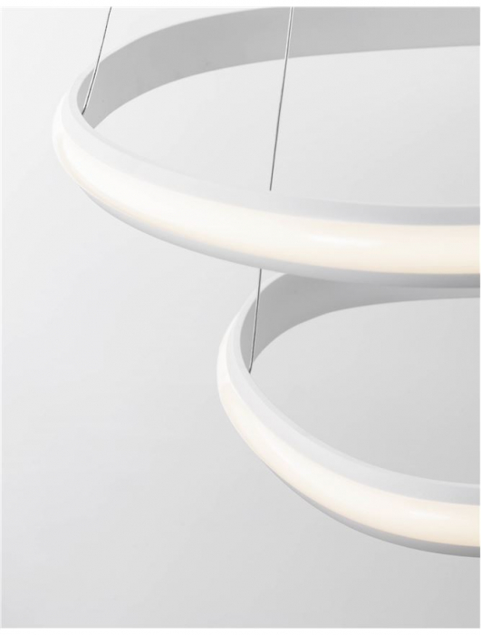 9357061 Lustra Nova Luce ARIES LED 48W 2363lm 3000K IP20 Aluminiu & Acril Sandy White NOVALUCE [4]