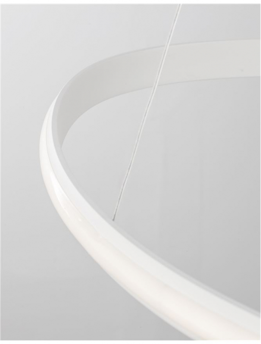 9357062 Suspensie Nova Luce ARIES LED 32W 1770lm 3000K IP20 Aluminiu & Acril Sandy White NOVALUCE [6]