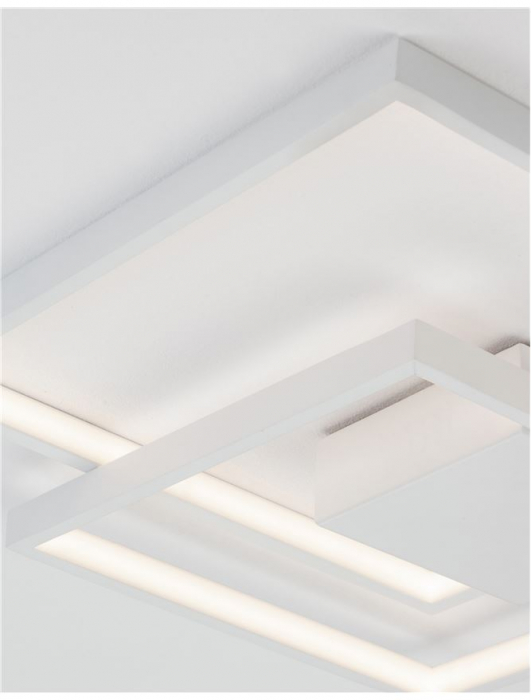 9364036 Plafoniera Nova Luce PORTO LED 30W 2030lm 3000K Aluminium & Acrylic Sandy White Dimabil Triac IP20 [5]
