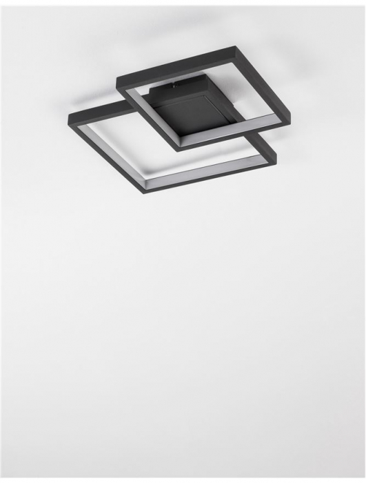 9364037 Plafoniera Nova Luce PORTO LED 19W 998lm 3000K IP20 Aluminiu/Acril Sandy Black NOVALUCE [3]