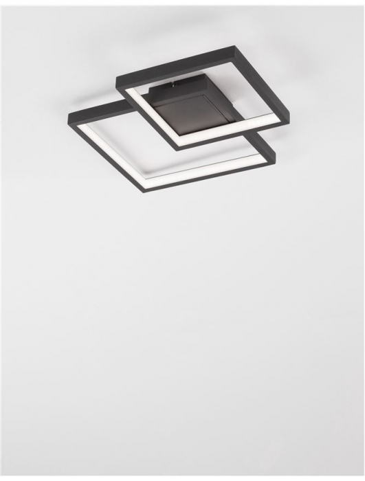 9364037 Plafoniera Nova Luce PORTO LED 19W 998lm 3000K IP20 Aluminiu/Acril Sandy Black NOVALUCE [4]