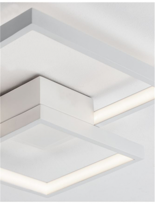 9364038 Plafoniera Nova Luce PORTO LED 19W 1342lm 3000K IP20 Aluminiu/Acril Sandy White NOVALUCE [6]