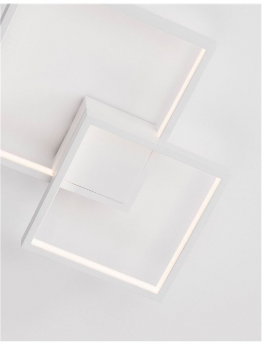 9364038 Plafoniera Nova Luce PORTO LED 19W 1342lm 3000K IP20 Aluminiu/Acril Sandy White NOVALUCE [4]