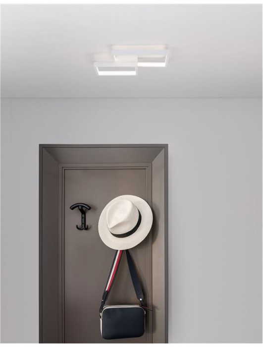 9364038 Plafoniera Nova Luce PORTO LED 19W 1342lm 3000K IP20 Aluminiu/Acril Sandy White NOVALUCE [2]