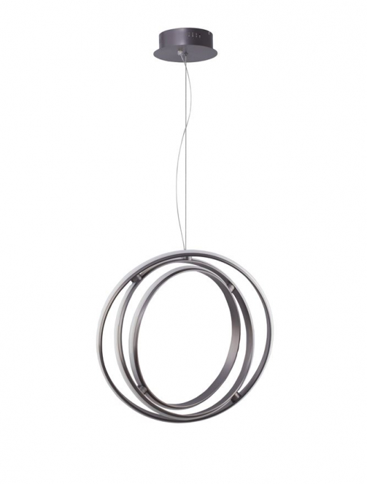 9365012 Suspensie Nova Luce PERTONE LED 53W 2627lm 3000K IP20 Aluminiu/Acril Black Purple [2]
