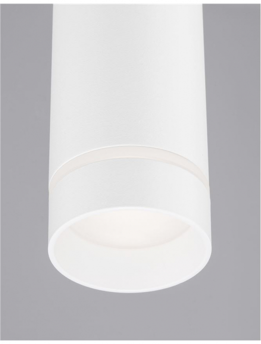 9387004 Pendul Nova Luce ESCA GU10 1x10W   Aluminium & Acrylic Sandy White  IP20 [6]
